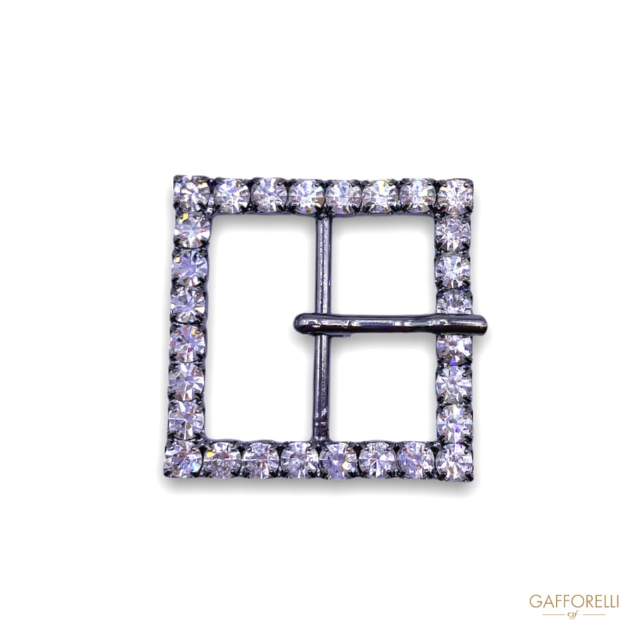 Square Buckle with Rhinestones Chain 3203 - Gafforelli Srl