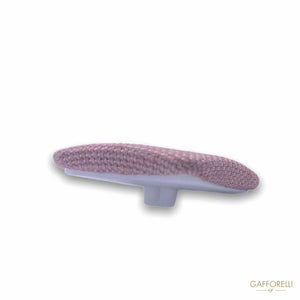 Square Button in Colored Fabric 1425 - Gafforelli Srl
