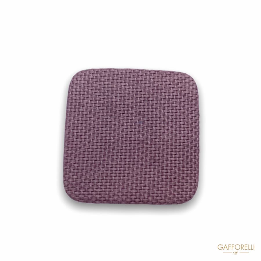 Square Button In Colored Fabric 1425 - Gafforelli Srl