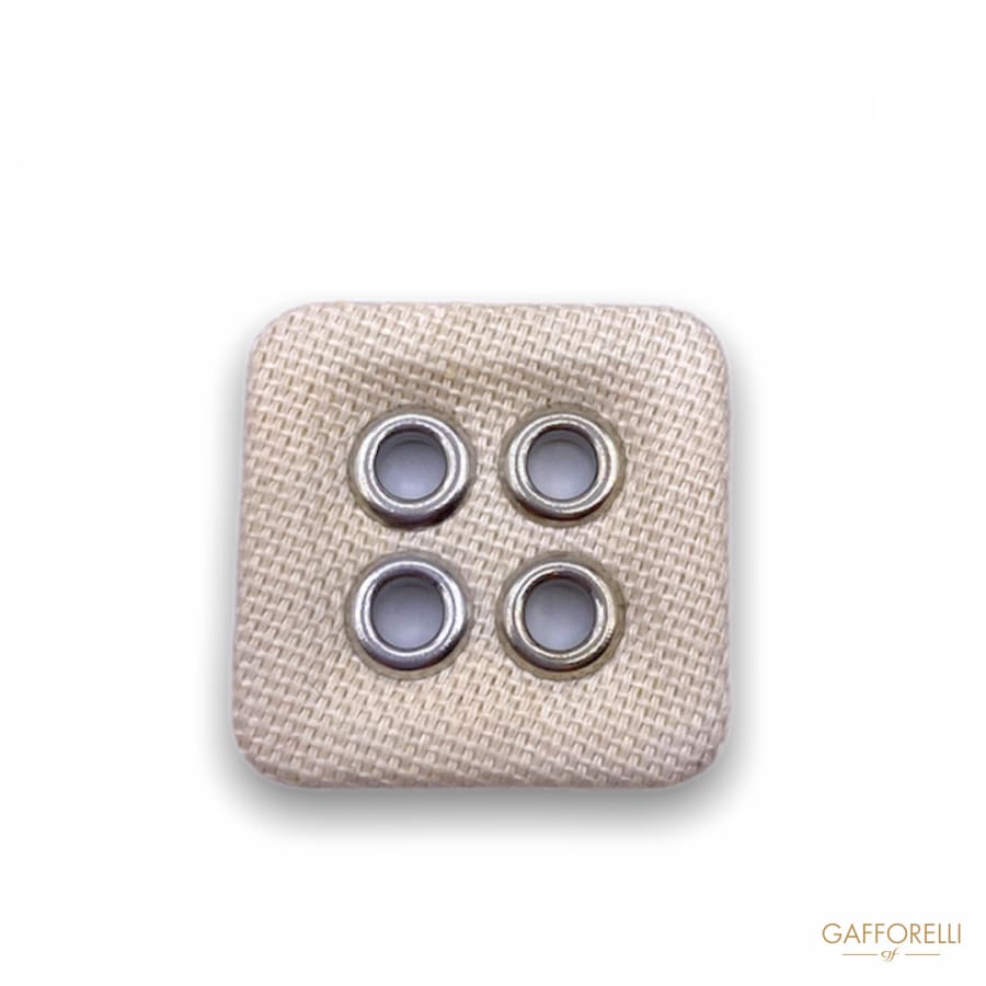 Square Button With Four Holes H289 - Gafforelli Srl CLASSIC