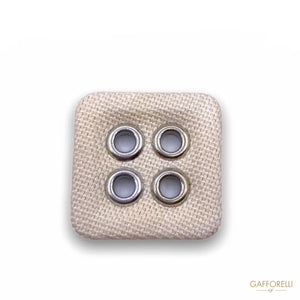 Square Button with Four Holes H289 - Gafforelli Srl CLASSIC