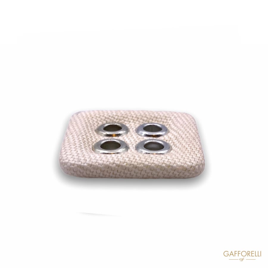 Square Button with Four Holes H289 - Gafforelli Srl CLASSIC