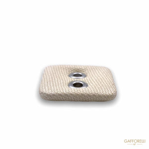 Square Button with Two Holes 1514 - Gafforelli Srl CLASSIC