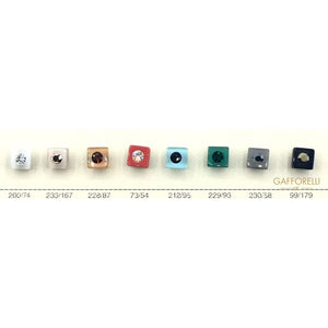 Square Buttons With Rhinestone - Art. 9252 shirt rhinestone