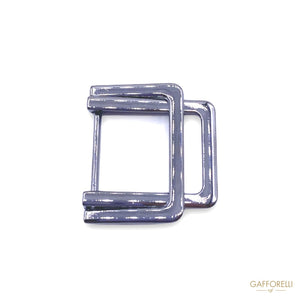 Square Double Ring Buckle V98 - Gafforelli Srl buckles •