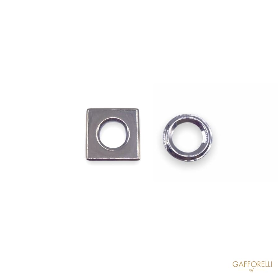 Square Flat Eyelets 2820 - Gafforelli Srl BRASS • CRYSTAL
