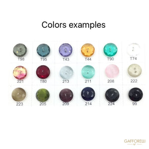Square Glass Buttons - Art. 5283 glass