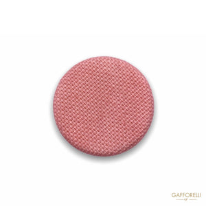 Tambourine Button Covered with Fabric H295 - Gafforelli Srl