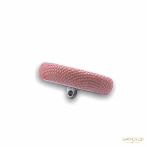 Tambourine Button Covered with Fabric H295 - Gafforelli Srl