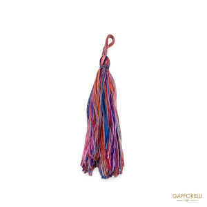 Tassel In Multicolor Thread 1060 - Gafforelli Srl tassels