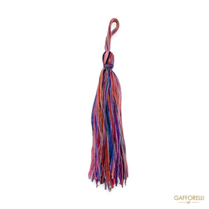 Tassel In Multicolor Thread 1060 - Gafforelli Srl tassels