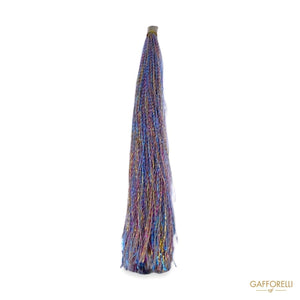 Tassel In Multicolored Thread Filo Lame H206 - Gafforelli