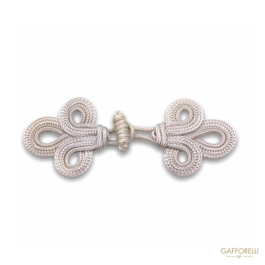 Toggle with Soft Rope Embroidery H321 - Gafforelli Srl