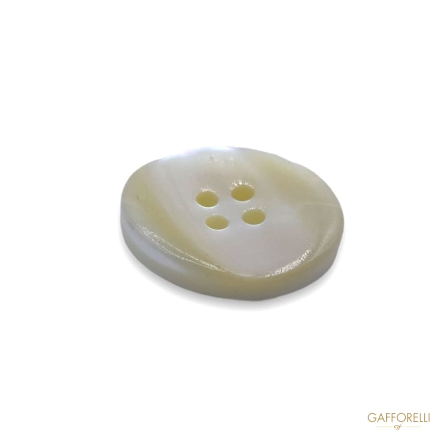 Trocas Button In Mother Of Pearl With Four Holes 907 -