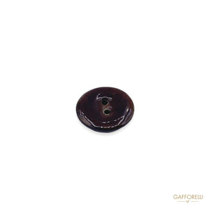 Two-hole Wood Effect Enamelled Buttons H108 - Gafforelli Srl