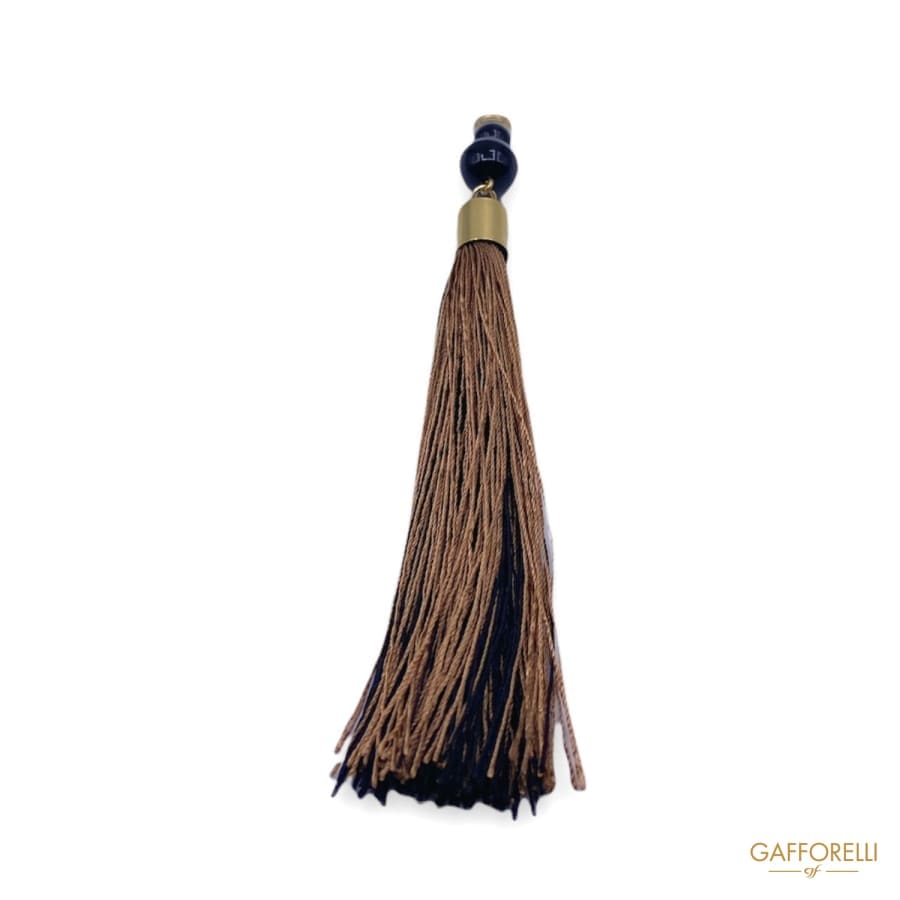 Two Tone Rope Tassel With Polyester Balls H333 - Gafforelli