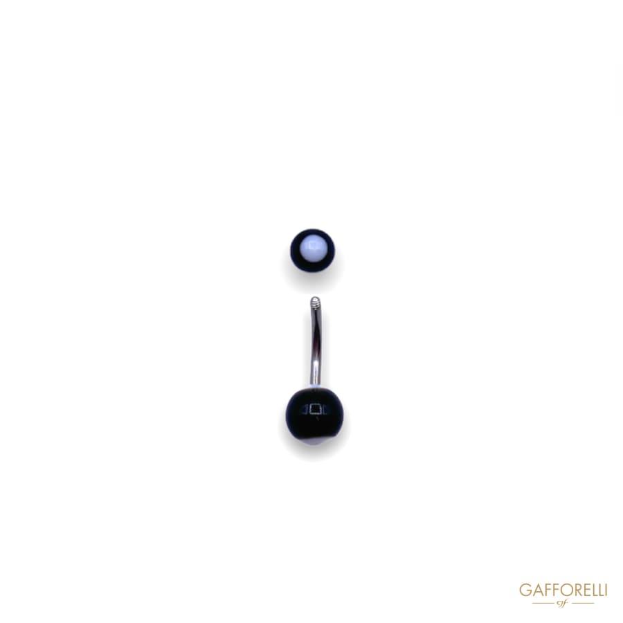 Unscrewable Bi-colored Piercing Balls U302 - Gafforelli Srl