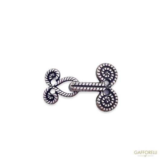 Vintage Metal Hook with Decorations 2241 - Gafforelli Srl