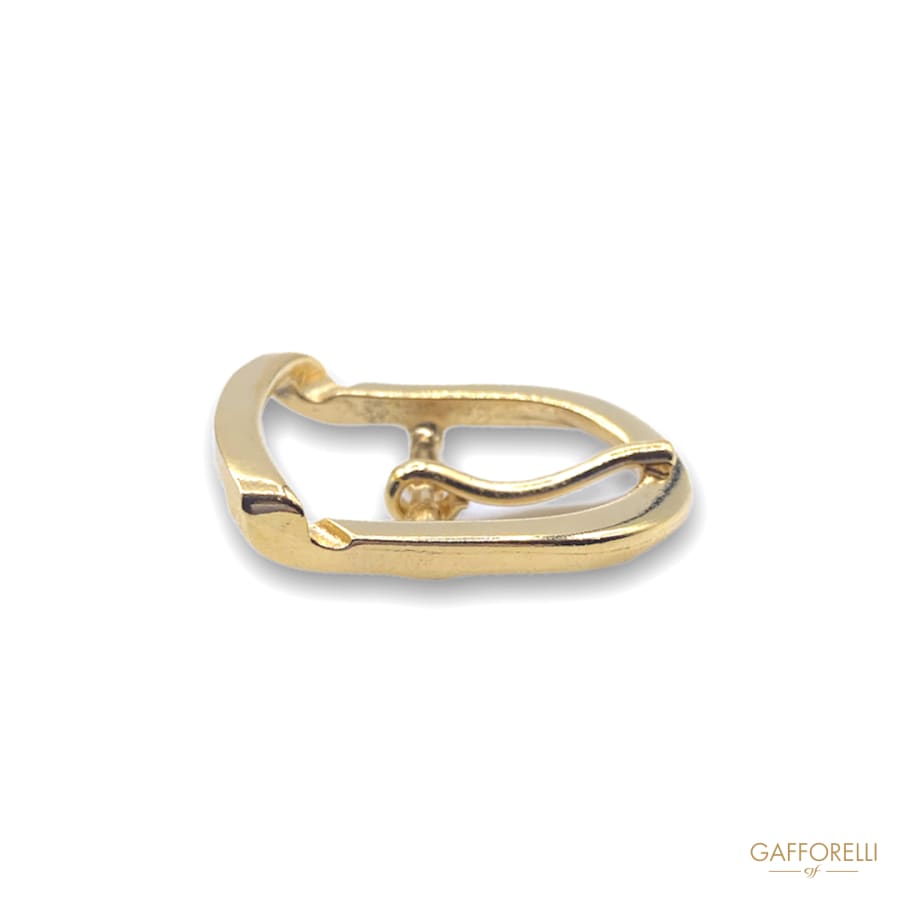 Zamak Buckle With Curved Pass 0661 - Gafforelli Srl buckles